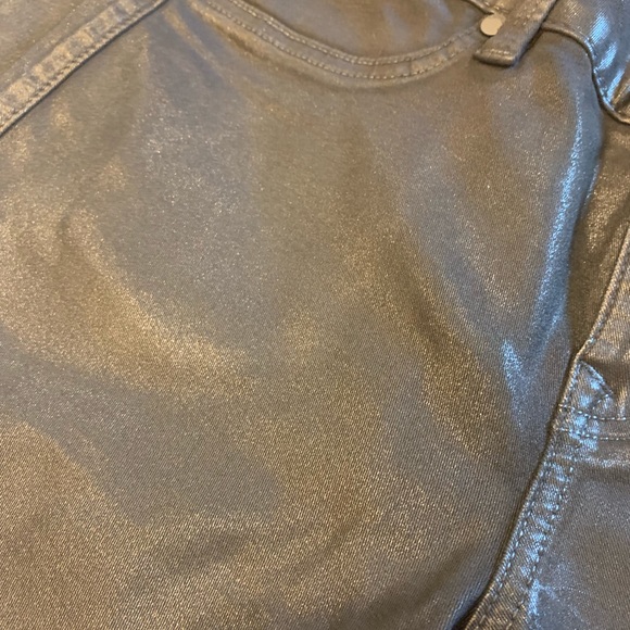 ❌SOLD❌Level 99 Black Coated Skinny Jeans - Picture 4 of 6